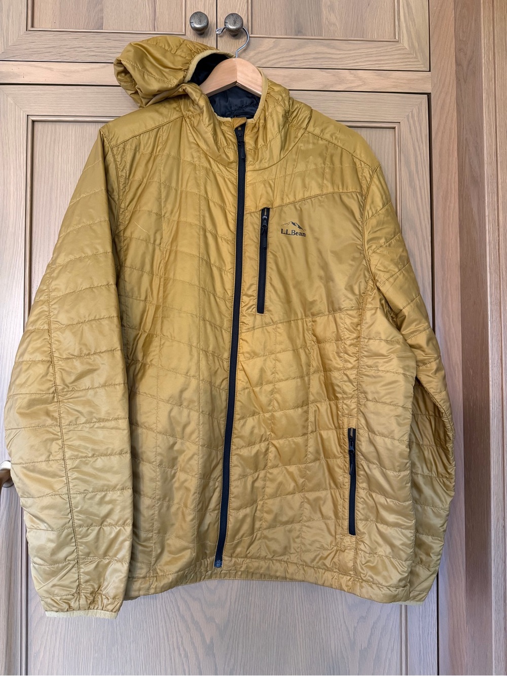 L.L. Bean Men's Extended Size Primaloft Packaway Hooded Jacket Quilted XXLTall